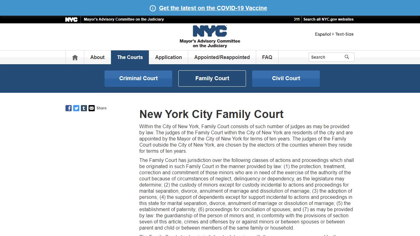 Family Court - New York City