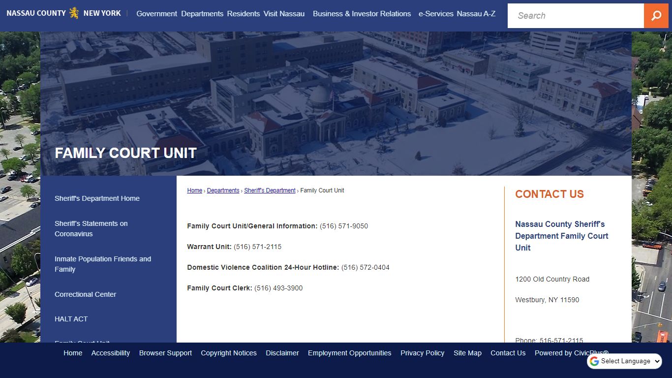 Family Court Unit | Nassau County, NY - Official Website